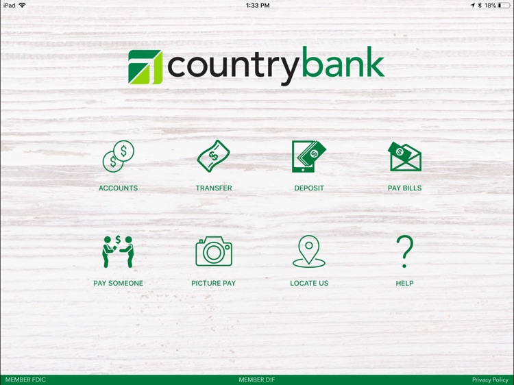 Country Bank Mobile for iPad