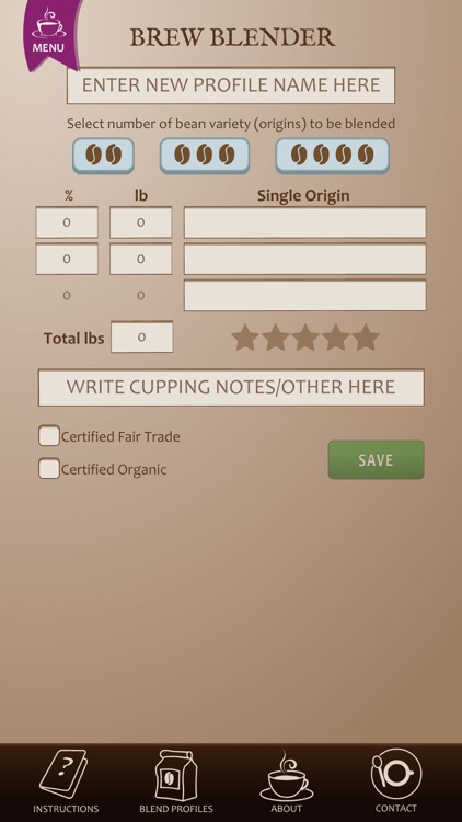 Coffee Blend Calculator screenshot-3