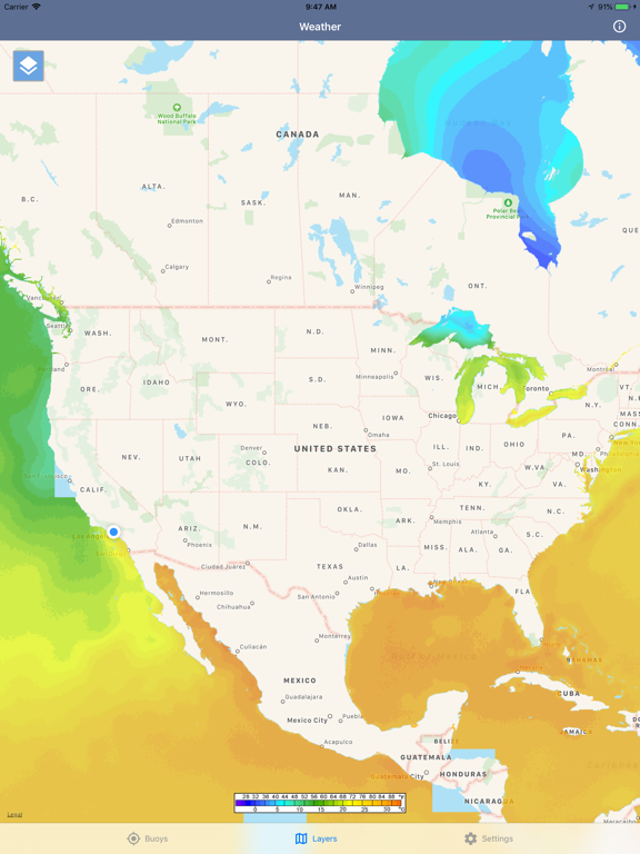 Ocean Water Temperature screenshot 2
