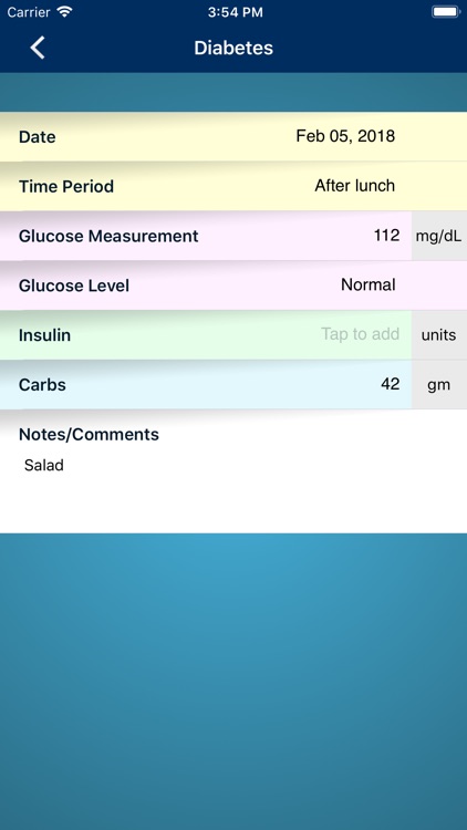 Diabetes Health Manager