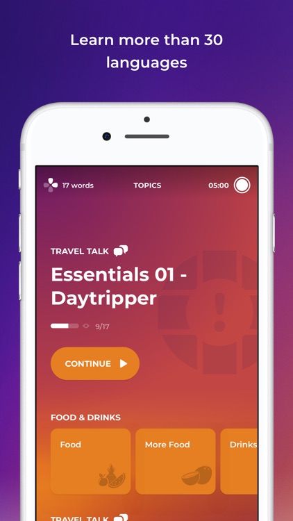 Drops: Language Learning