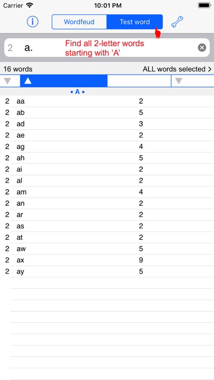 Words Finder Wordfeud/SOWPODS screenshot-4