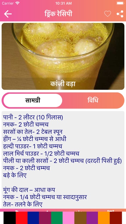 Fresh Drinks Receipe screenshot-3