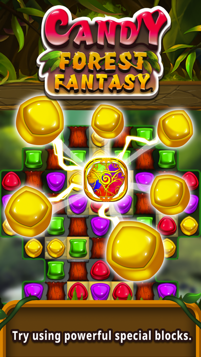 Candy forest fantasy : Match 3 screenshot 3