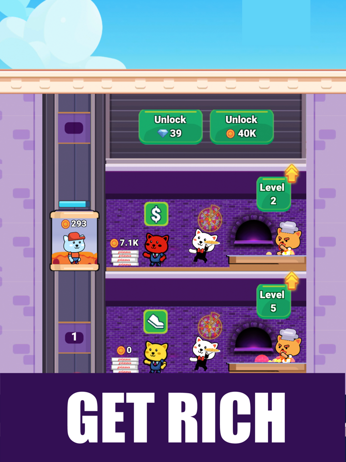 Cats Pizzeria Tycoon