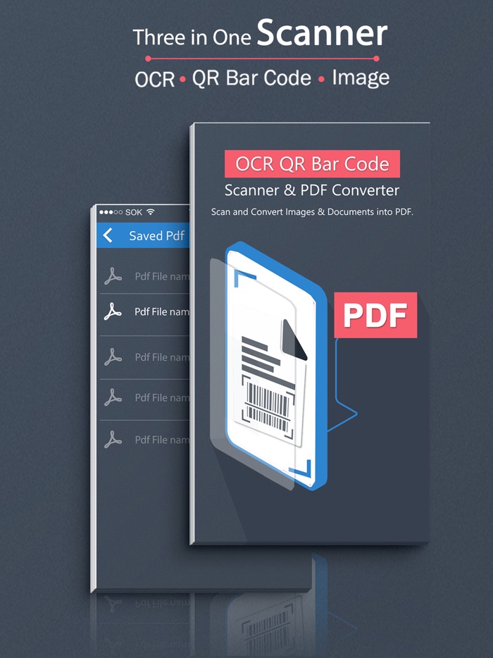 OCR QR  Bar Code Scanner  Pdf