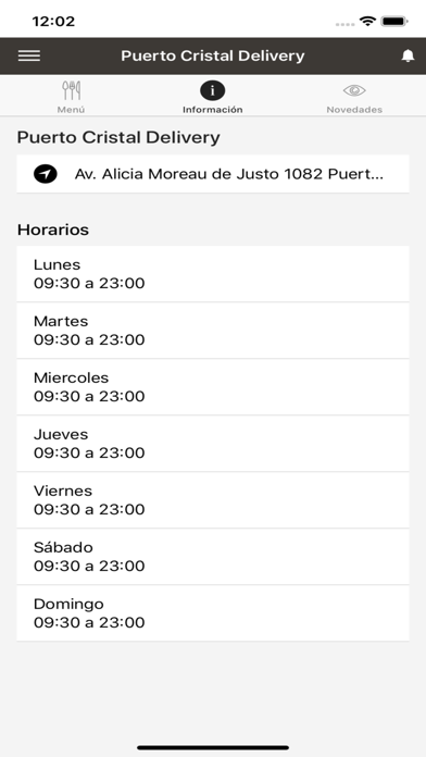 Puerto Cristal Delivery screenshot 3