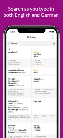 Game screenshot German-English Dictionary Pro mod apk