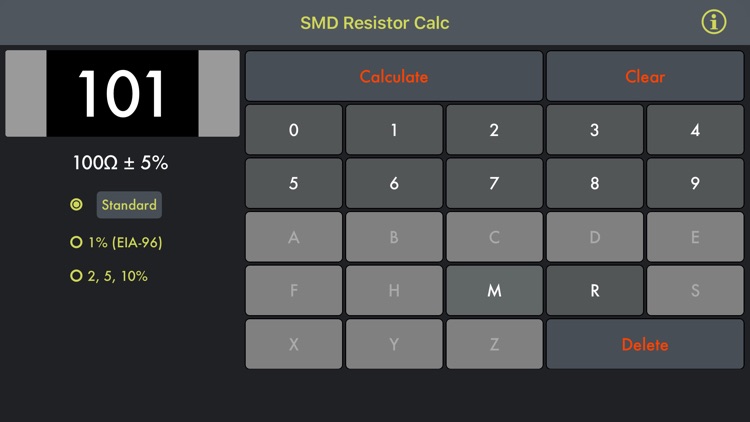 SMD Resistor Code Calculator screenshot-3