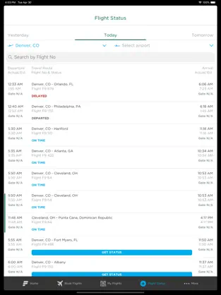 Screenshot 5 Frontier Airlines iphone