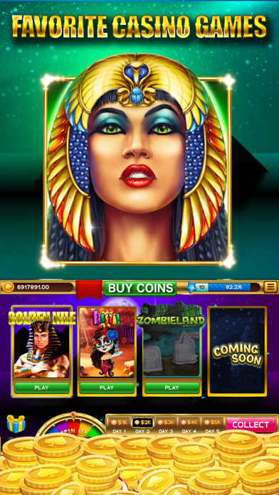Pharaohs Golden Nile Slots screenshot 4