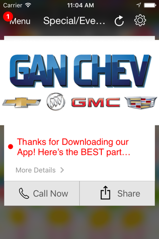 Gananoque Chevrolet MLink screenshot 3