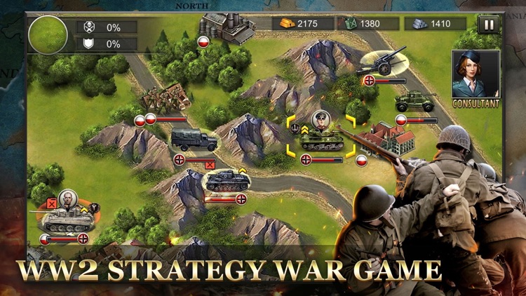 WW2: World War Strategy Games screenshot-3