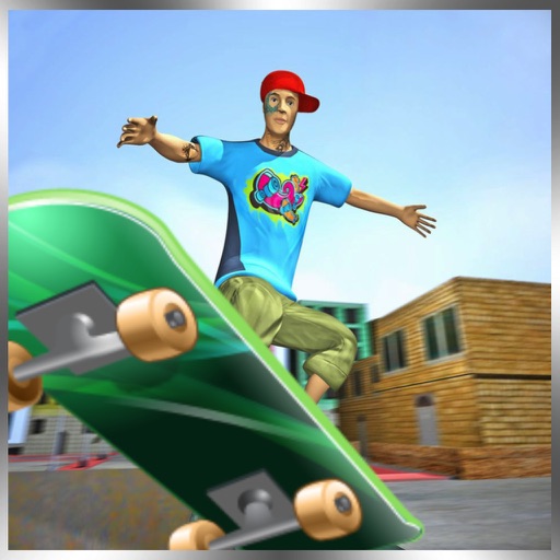 Extreme Skate Boarder 3D Free Street Speed Skating Racing Game Icon