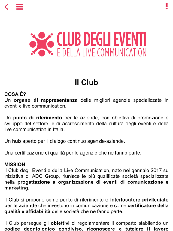 Screenshot #6 pour Club Eventi