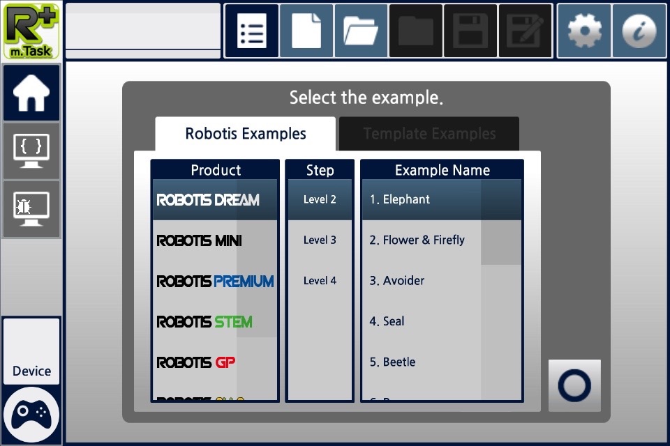 R+ m.Task2 (ROBOTIS) screenshot 2