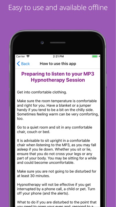 Digital Hypnotherapy - Anxiety screenshot 3