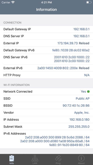 Network Analyzer screenshot1