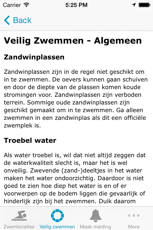 Zwemwater screenshot 4