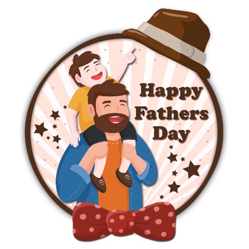 Happy Fathers Day Sticker icon