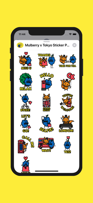 Mulberry x Tokyo Stickers(圖2)-速報App