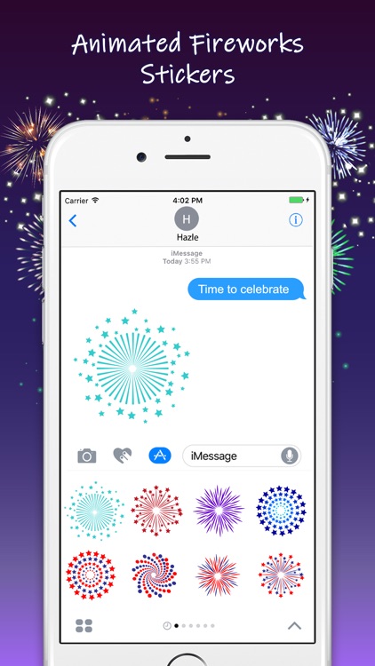 Animated Fireworks Emojis screenshot-3