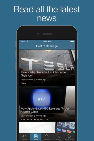 Benzinga Financial News & Data screenshot 2