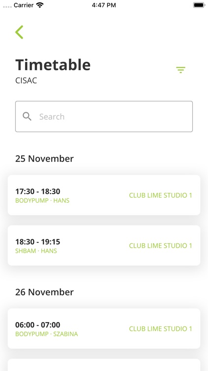 Club Lime Member App screenshot-7