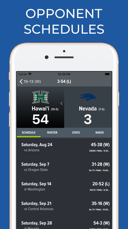 Nevada Football Schedules screenshot-7