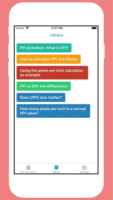 PPI Calc - DPI Calculator screenshot 3