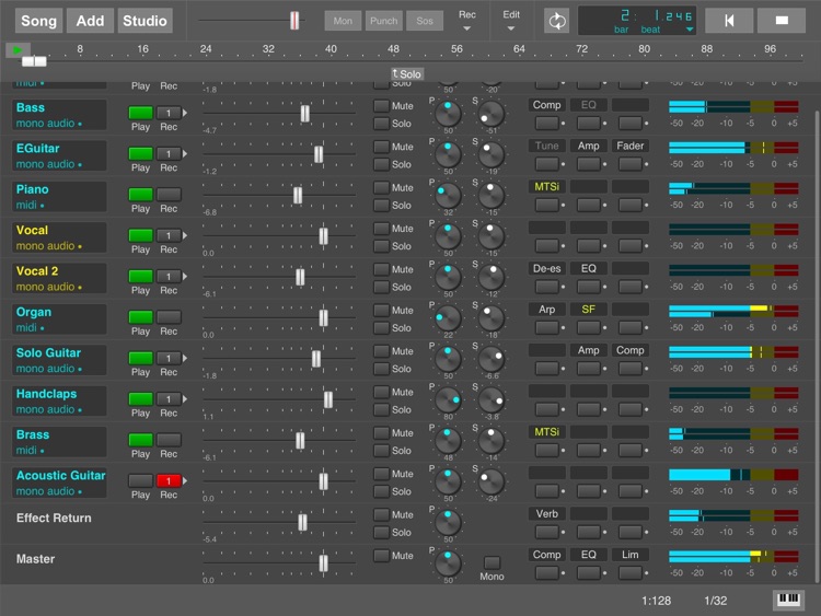 MultitrackStudio for iPad