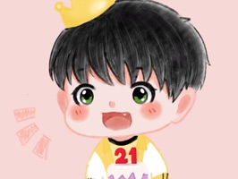 The cute FengFeng Stickers for chatting with the lover