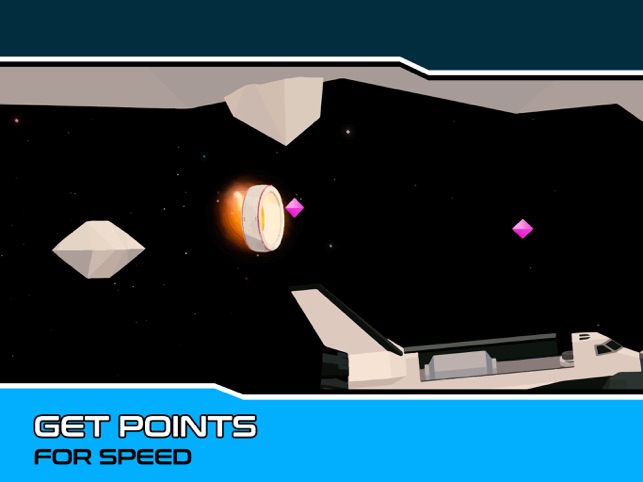 Asterings: Space Hoop Rush, game for IOS