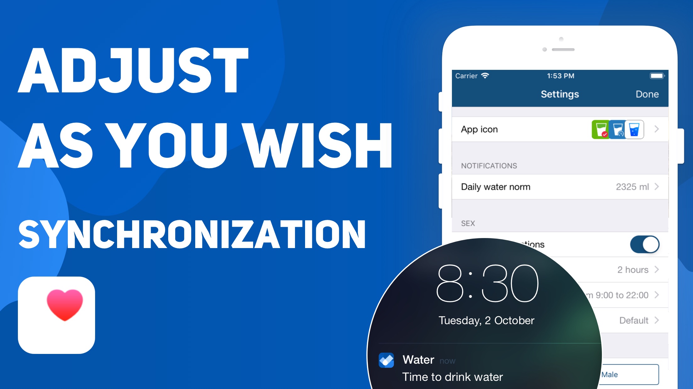 Screenshot do app Drink & Lose Weight