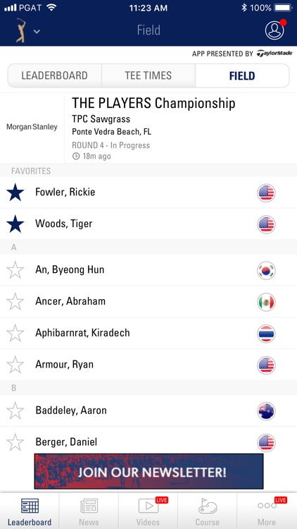 PGA TOUR Mobile screenshot-7