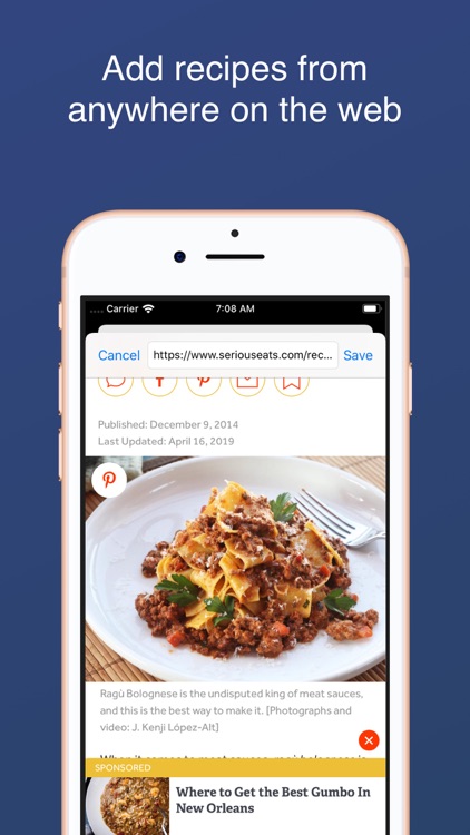 Smart Recipe Organizer