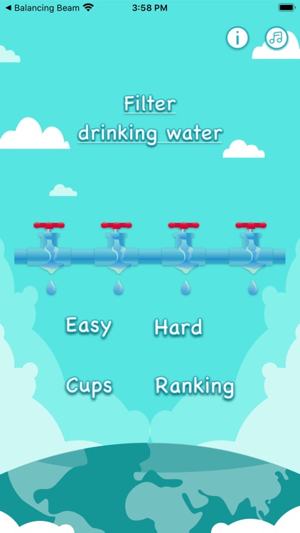 Filter drinking water