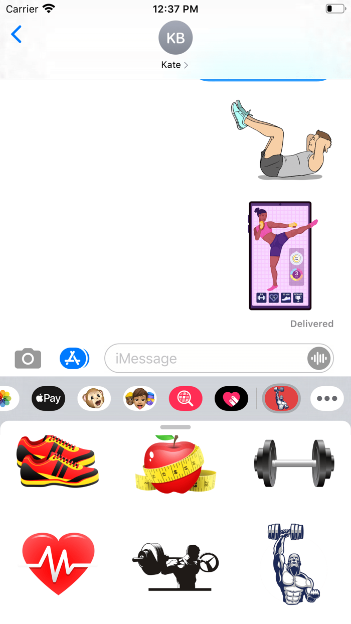 Gym Workout Fitness Stickers
