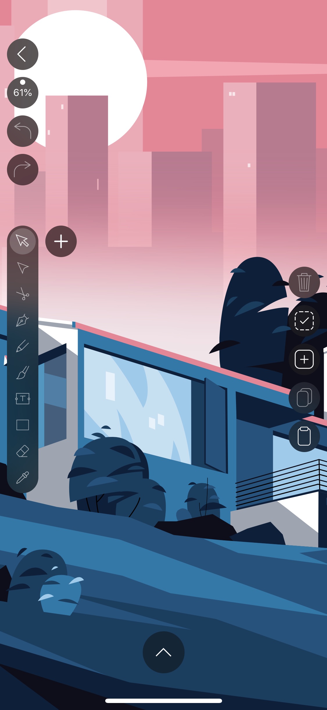 Screenshot do app Vectornator X - Vector Art