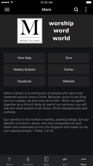 How to cancel & delete Metro Calvary App from iphone & ipad 3