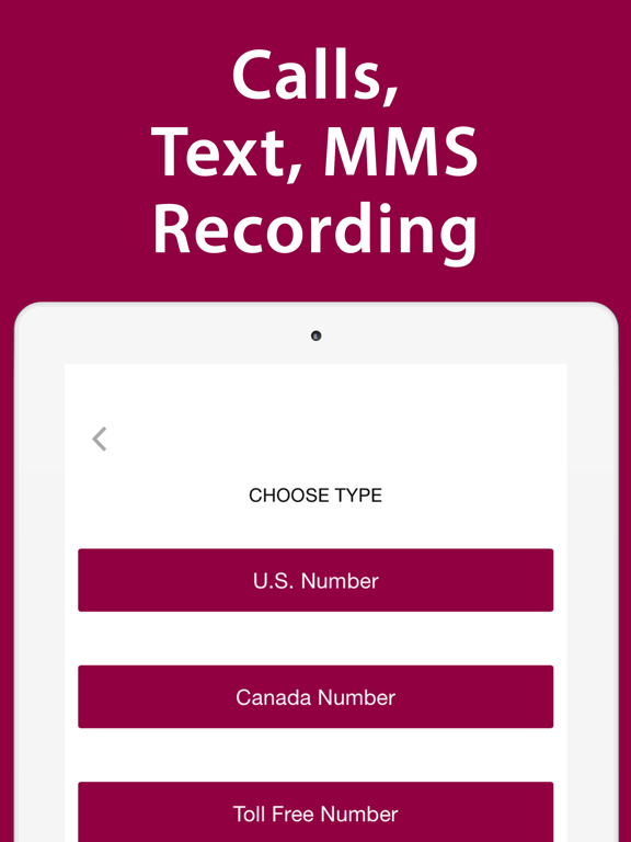 iPlum - U.S Phone Number with International Calling & Secure Texting screenshot