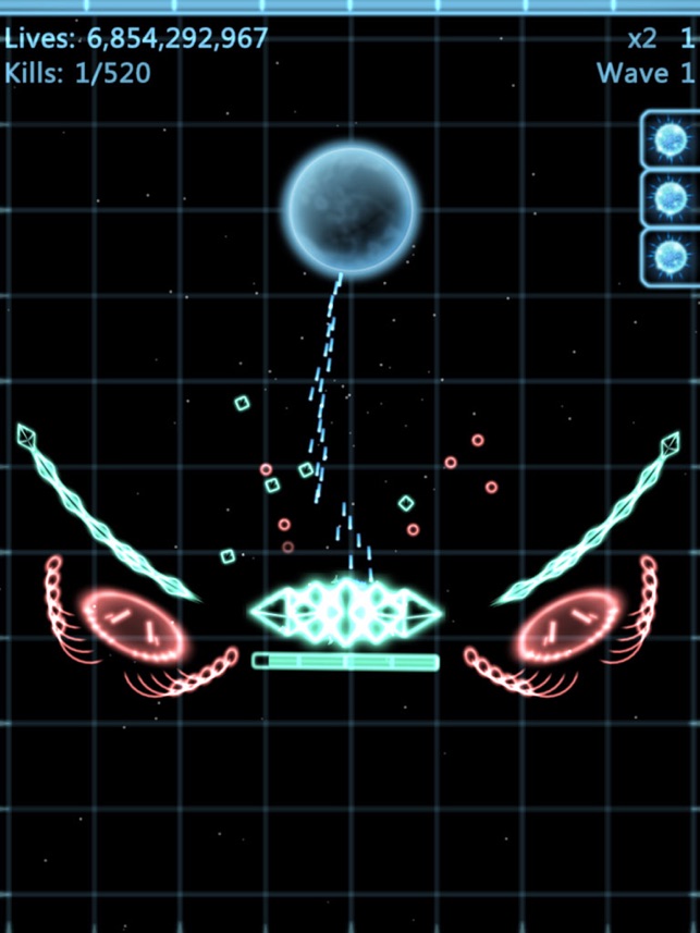Blue Defense: Second Wave!, game for IOS