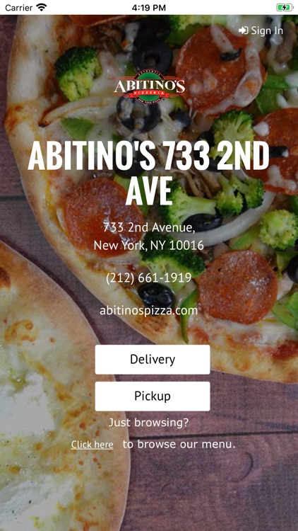 Abitino's Pizza