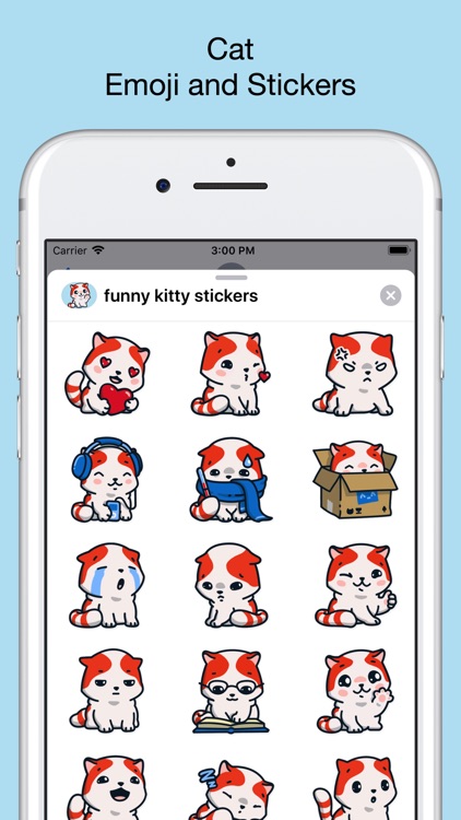 Little cat emojis - cute kitty