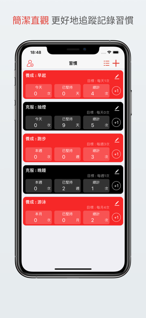 红黑习惯卡-好坏习惯都可以打卡(圖3)-速報App