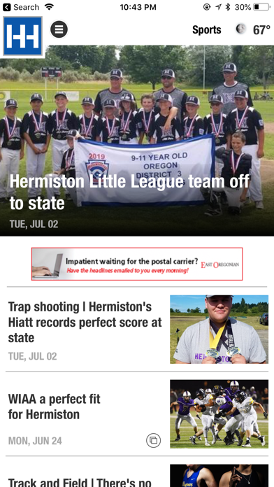 Hermiston Herald screenshot 2