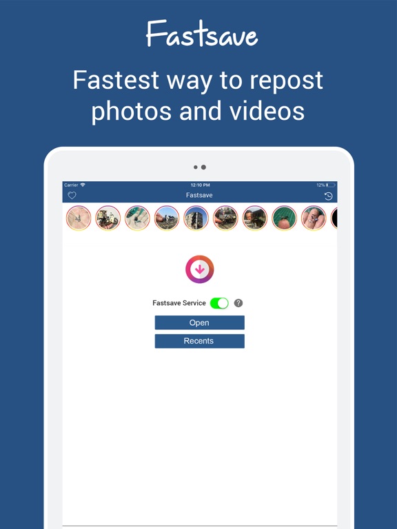 Fastsave - Repost photo videosのおすすめ画像1