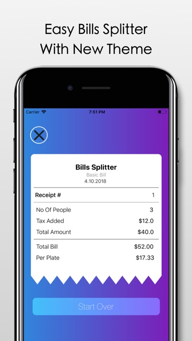 Bills Splitter Widget - budget screenshot 2