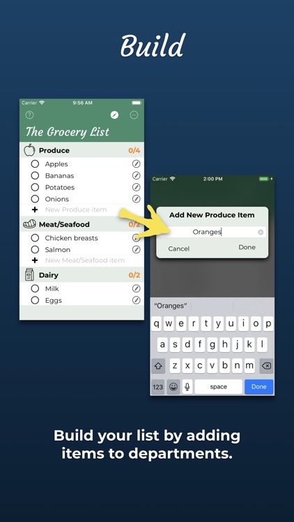 The Grocery List : Mobile screenshot-2
