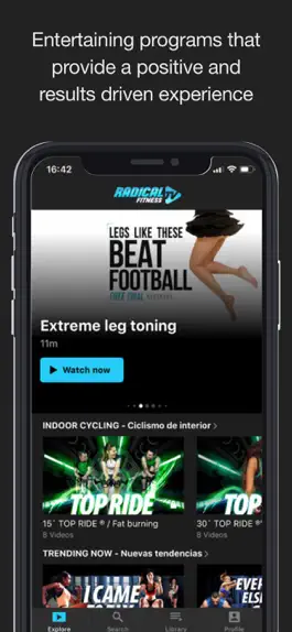 Game screenshot Radical Fitness TV apk